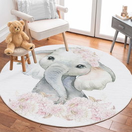 Conceptum Woopamuk150 Alfombra Blanca 100 x 100 cm